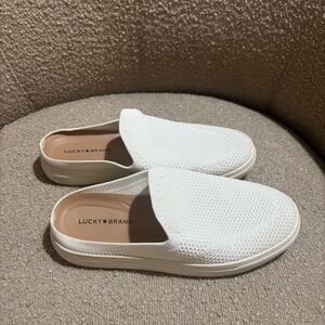 Lucky Brand White Slip-On Shoes